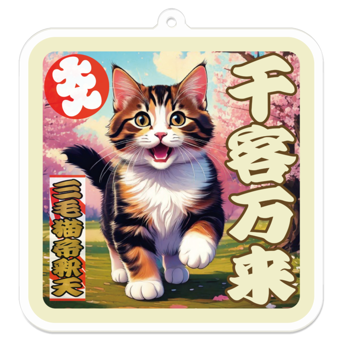 アクリルキーホルダー - 70 x 70 (mm)