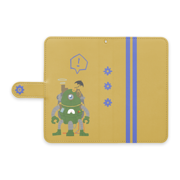 手帳型Androidケース - L - ストラップ穴 あり