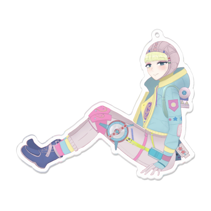 アクリルキーホルダー - 100 x 100 (mm)