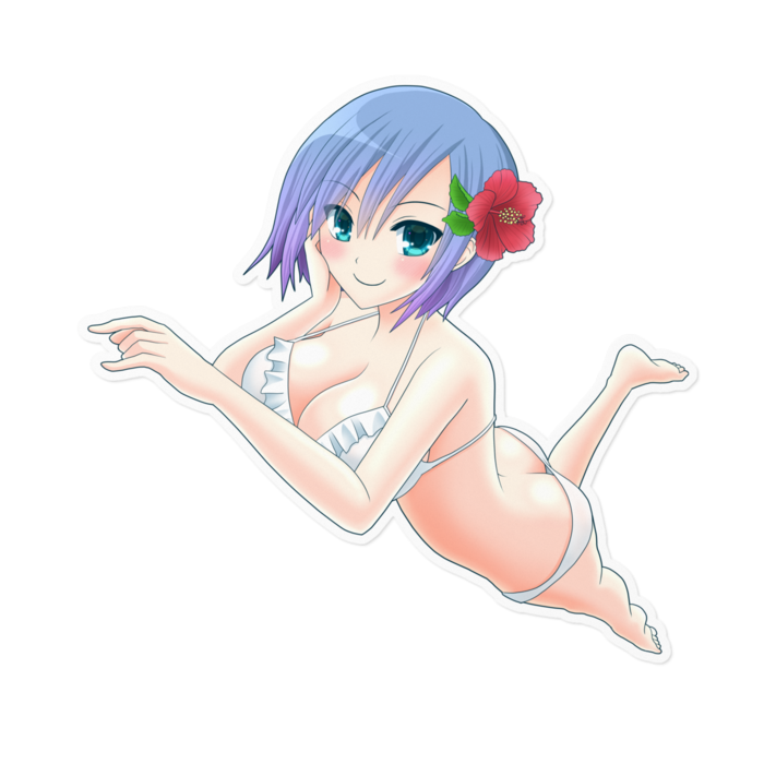 ステッカー白 - 160 x 160 (mm)