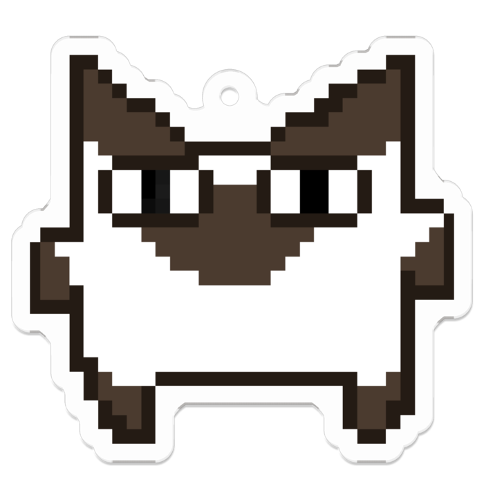 アクリルキーホルダー - 50 x 50 (mm)