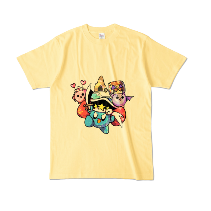 カラーTシャツ - L - ライトイエロー (淡色)