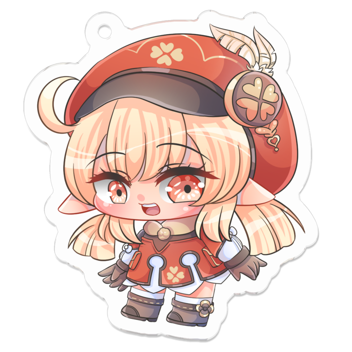 アクリルキーホルダー - 50 x 50 (mm)