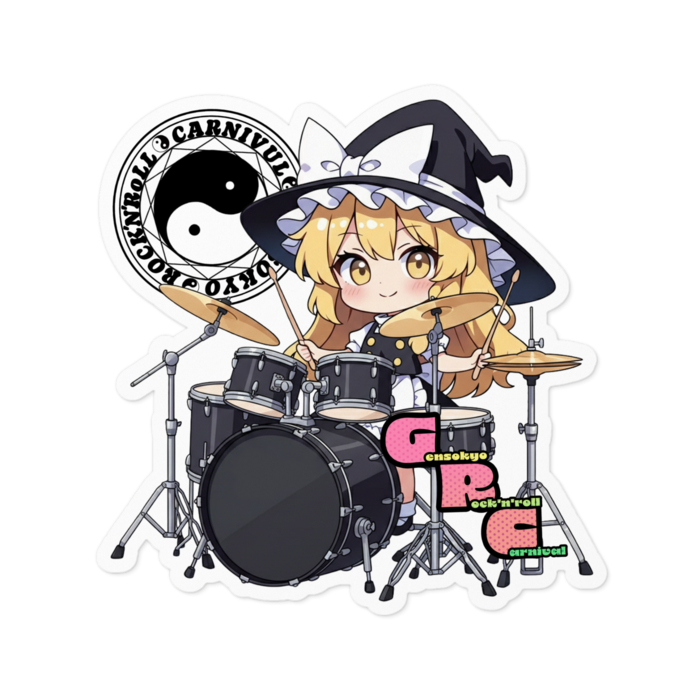 ステッカー - 100 x 100 (mm)