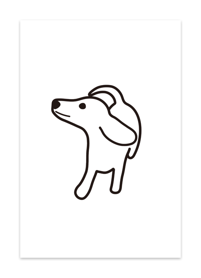 ポストカード(10枚セット) - ヴァンヌーボVGスノーホワイト195kg