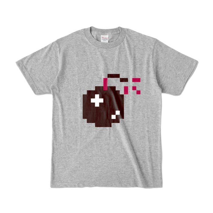カラーTシャツ - S - 杢グレー (濃色)
