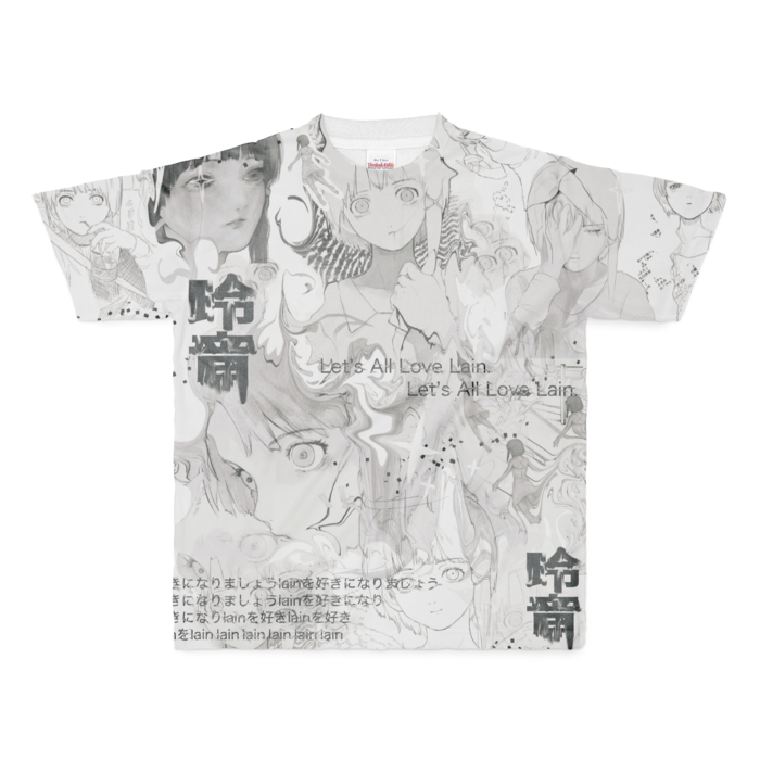 フルグラフィックTシャツ - M - 正面印刷のみ