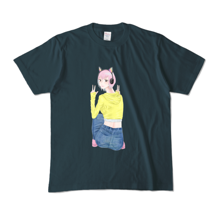 カラーTシャツ - M - デニム (濃色)