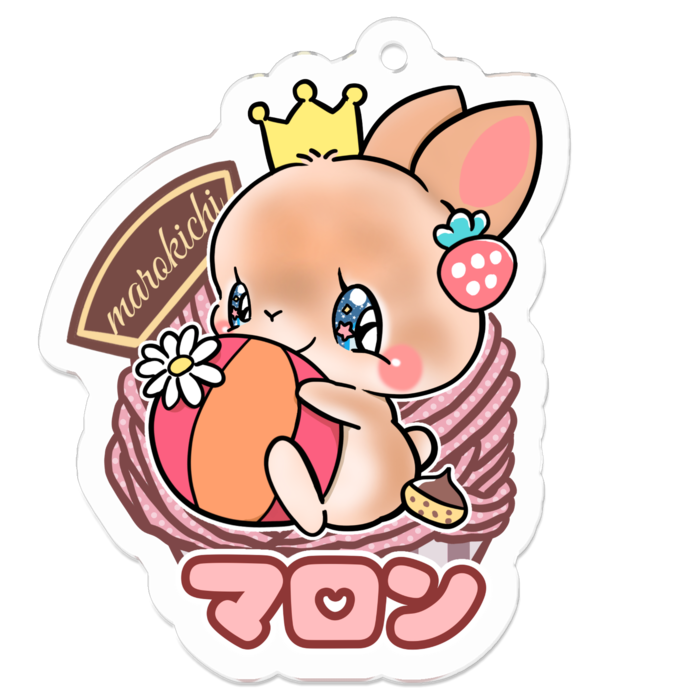 アクリルキーホルダー - 50 x 50 (mm)