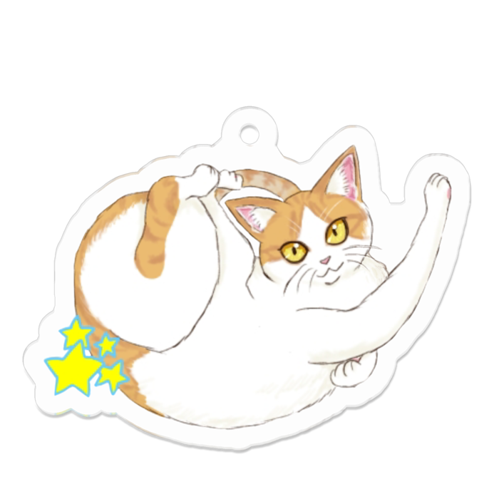 アクリルキーホルダー - 50 x 50 (mm)