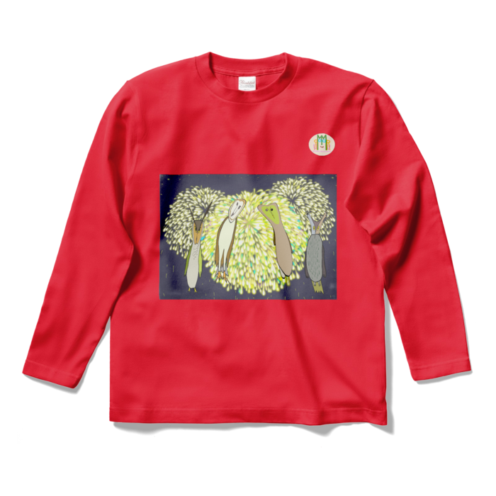 ロングスリーブTシャツ - S - レッド