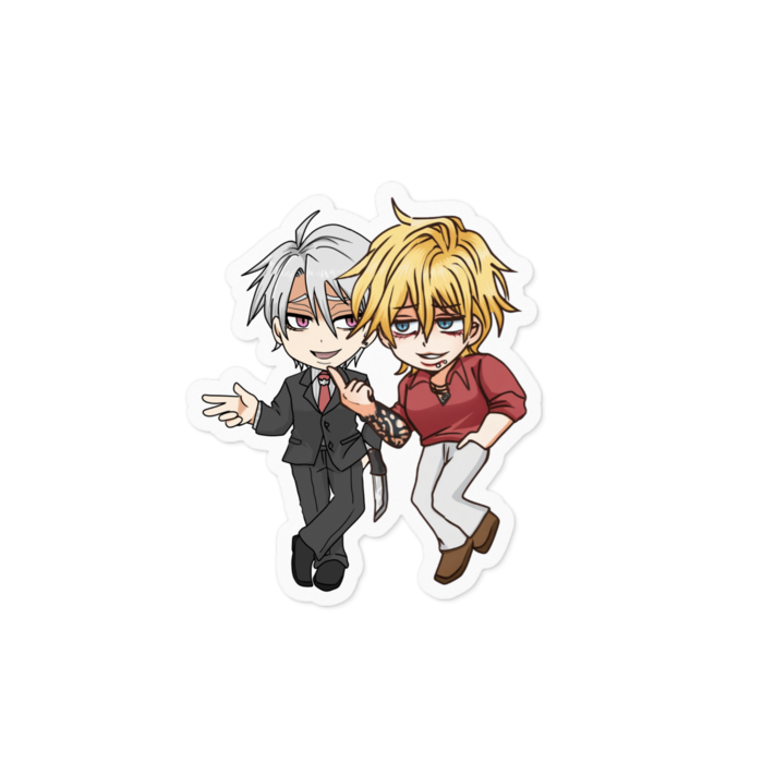 【４】ステッカー/香坂＆ダヴィッツ