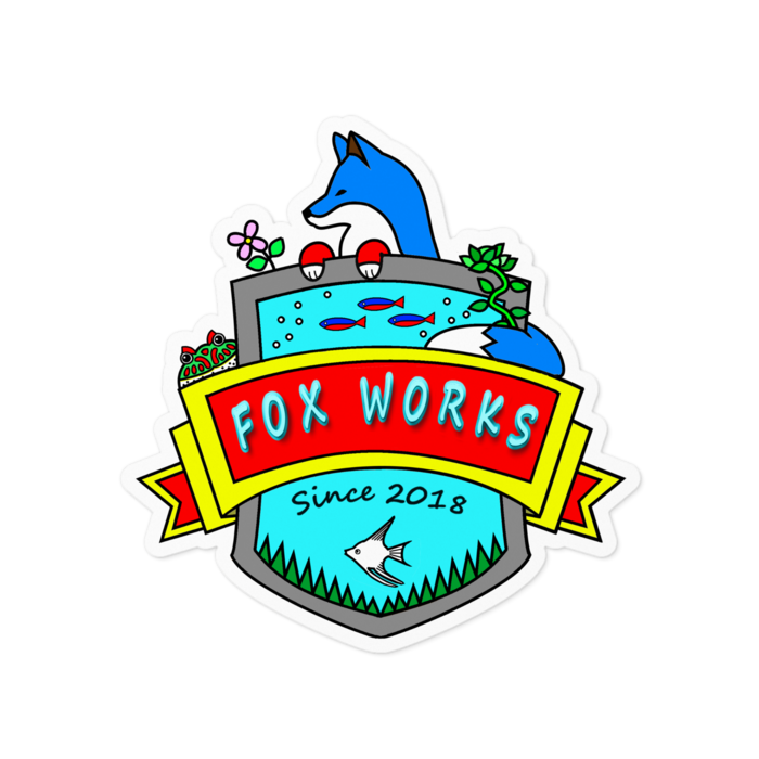 ステッカー - 100 x 100 (mm)