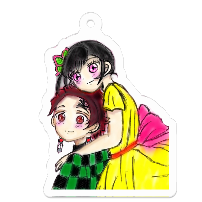 アクリルキーホルダー - 50 x 50 (mm)