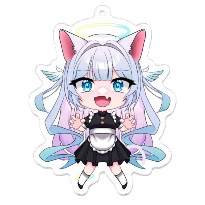 アクリルキーホルダー（コーティング） - 70 x 70 (mm)