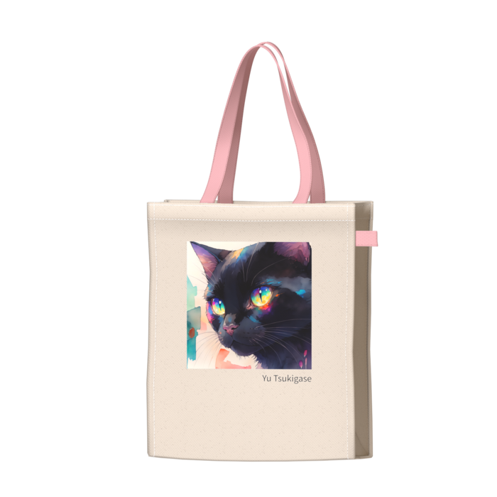 ツートンカラーバッグ - ピンク - W34 × H41 × D14cm