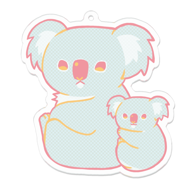 アクリルキーホルダー - 70 x 70 (mm)