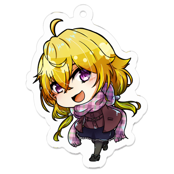 [1]アクリルキーホルダー - 50 x 50 (mm)