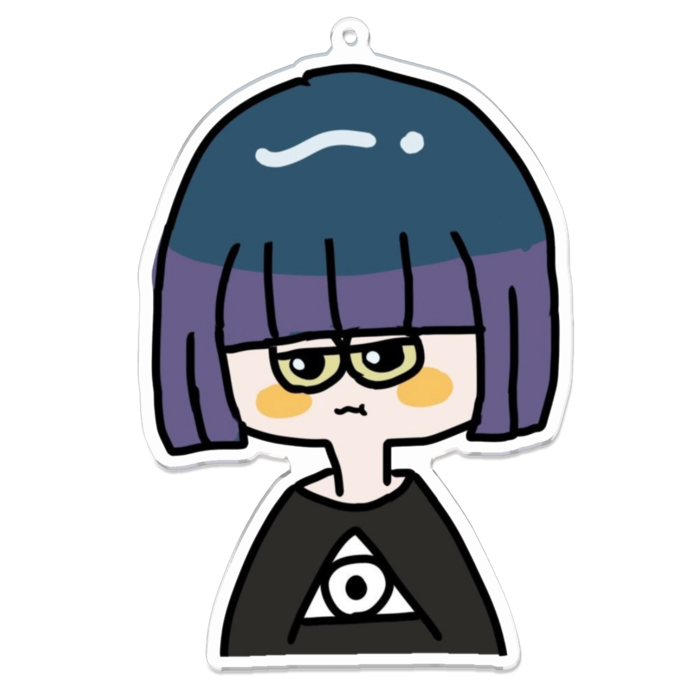 アクリルキーホルダー - 100 x 100 (mm)