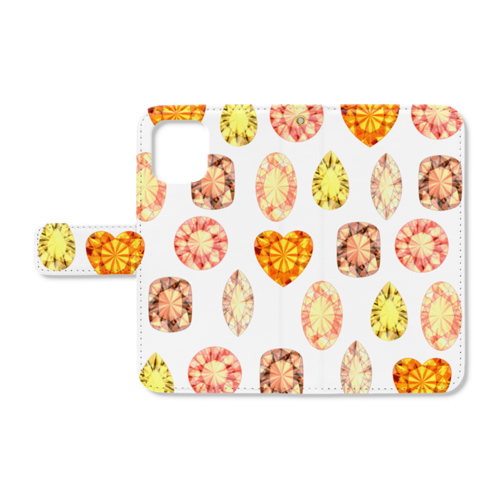 手帳型iPhoneケース - iPhone12 mini - ストラップ穴 あり