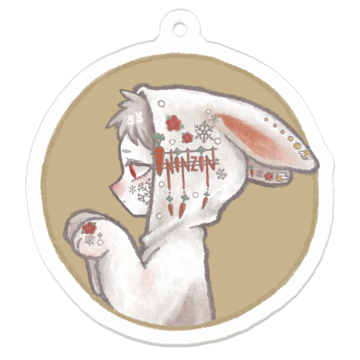 アクリルキーホルダー - 50 x 50 (mm)