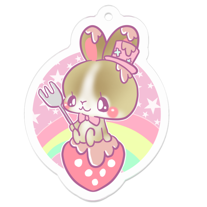 アクリルキーホルダー - 50 x 50 (mm)