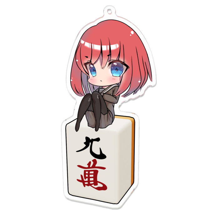 アクリルキーホルダー（コーティング） - 100 x 100 (mm)