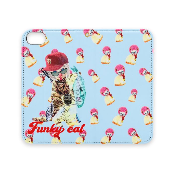 手帳型iPhoneケース（ベルトなし） - iPhone 8 / 7 / SE2 - ストラップ穴 あり