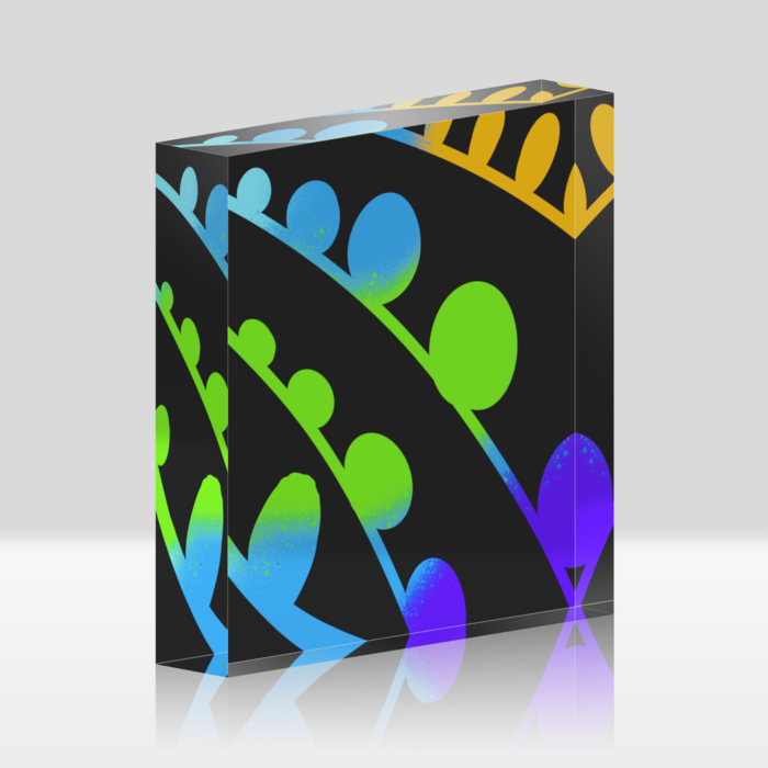 アクリルブロック - 100 × 100mm