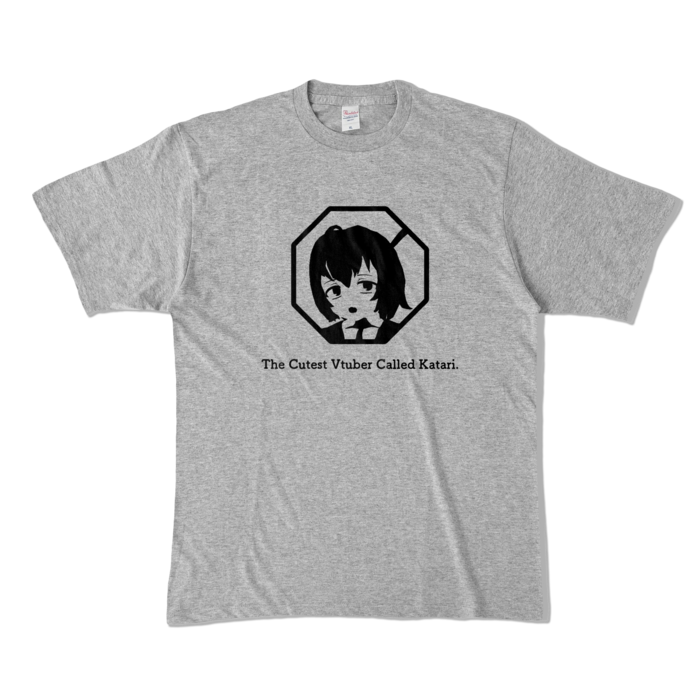 カラーTシャツ - XL - 杢グレー (濃色)