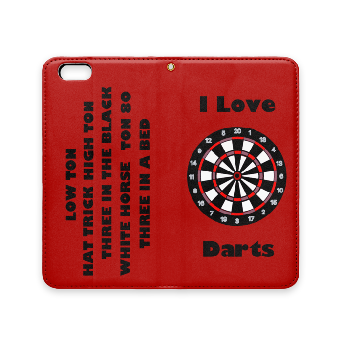 手帳型iPhoneケース（ベルトなし） - iPhone 6 Plus / 6s Plus - ストラップ穴 あり