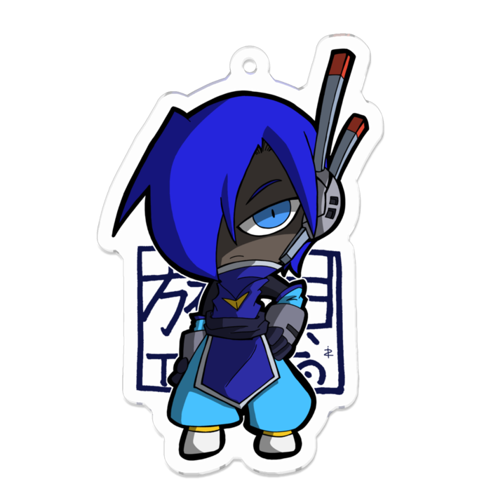 アクリルキーホルダー（コーティング） - 70 x 70 (mm)