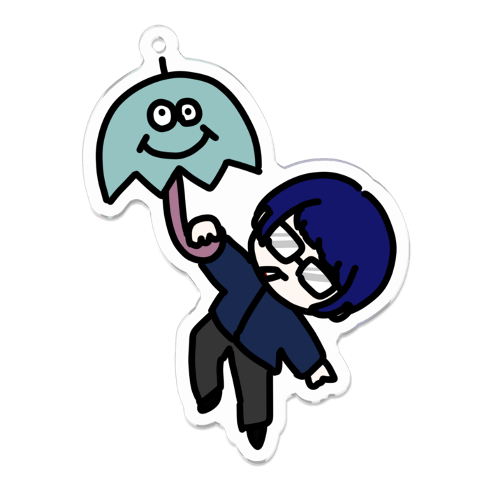 アクリルキーホルダー - 70 x 70 (mm)