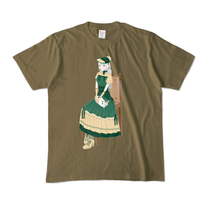 カラーTシャツ - M - オリーブ (濃色)