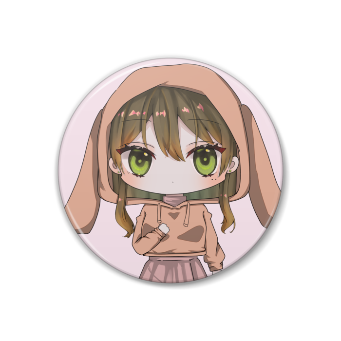 缶バッジ - 38mm(ピンク)