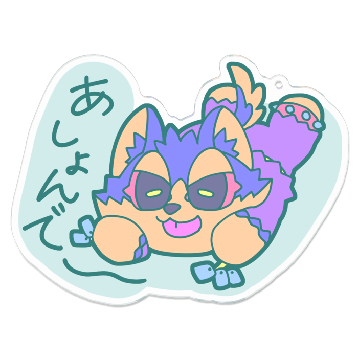 アクリルキーホルダー - 100 x 100 (mm)
