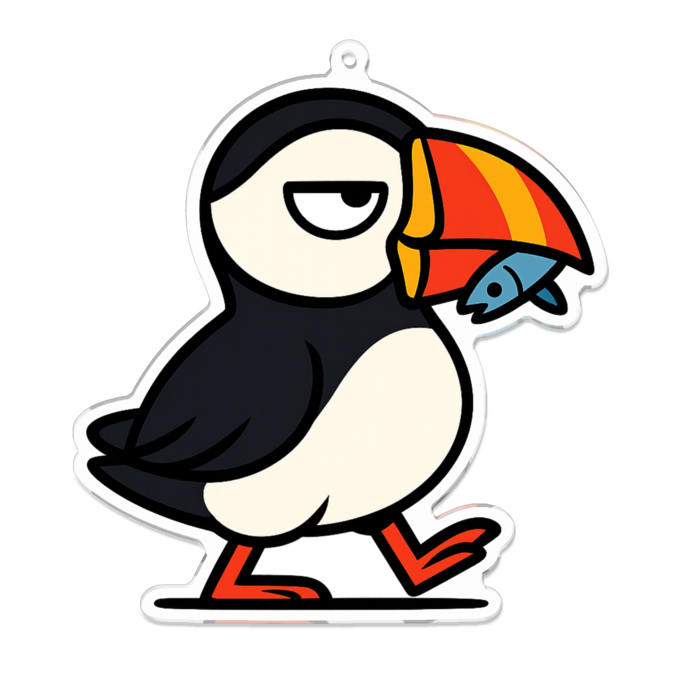 アクリルキーホルダー - 100 x 100 (mm)