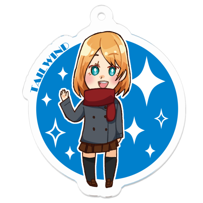 アクリルキーホルダー - 50 x 50 (mm)