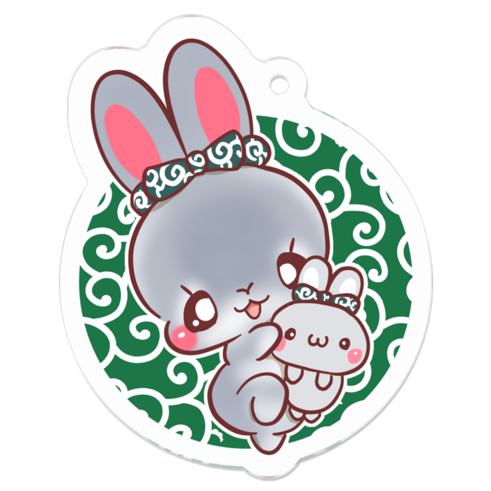 アクリルキーホルダー - 50 x 50 (mm)