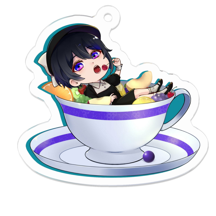 アクリルキーホルダー - 50 x 50 (mm)