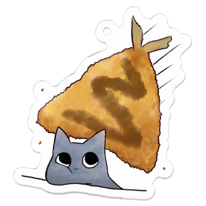 アクリルキーホルダー - 50 x 50 (mm)