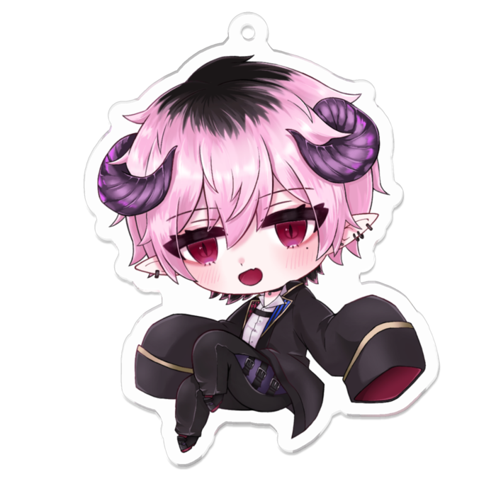 アクリルキーホルダー - 70 x 70 (mm)(翼なし)