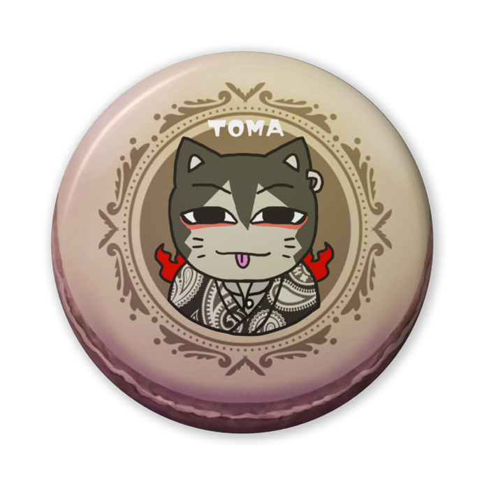 とうま(缶バッジ)56mm