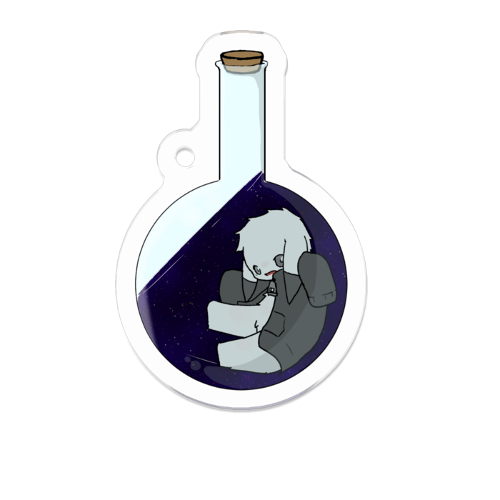 アクリルキーホルダー - 50 x 50 (mm)