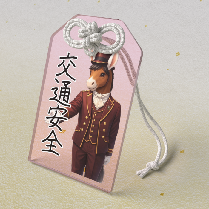 アクリルお守り - ピンク