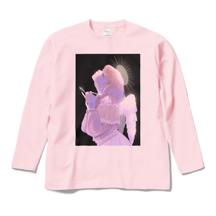 ロングスリーブTシャツ - M - ライトピンク