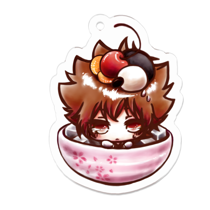 アクリルキーホルダー - 50 x 50 (mm)