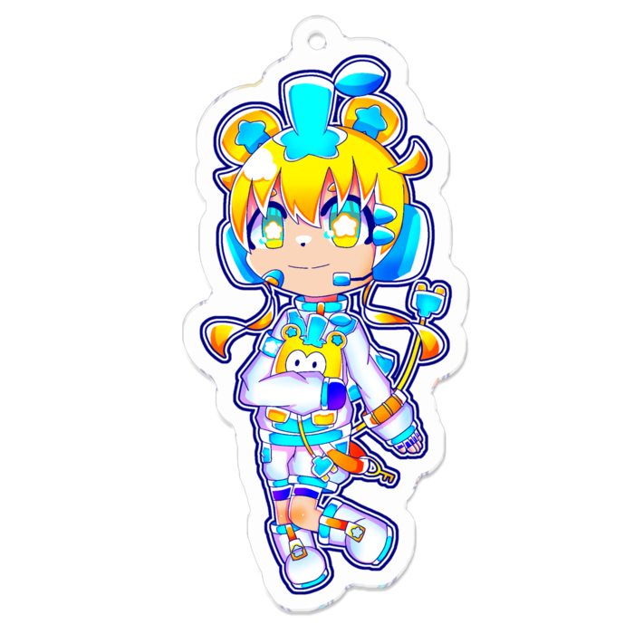 アクリルキーホルダー - 70 x 70 (mm)