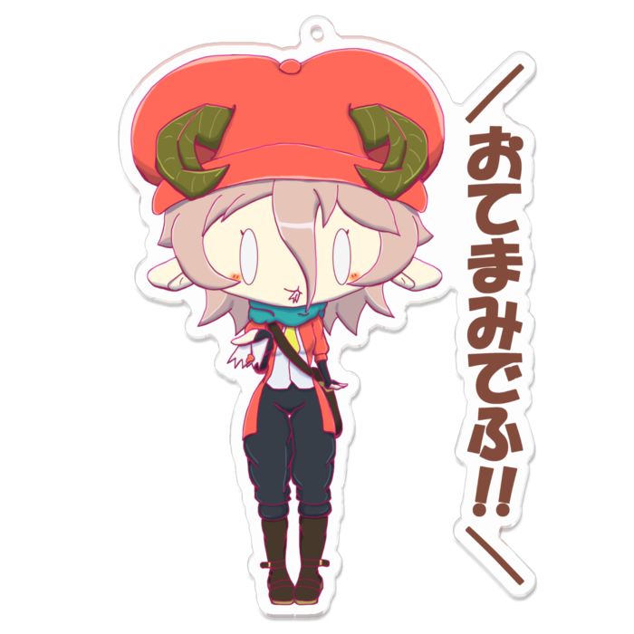 アクリルキーホルダー - 100 x 100 (mm)