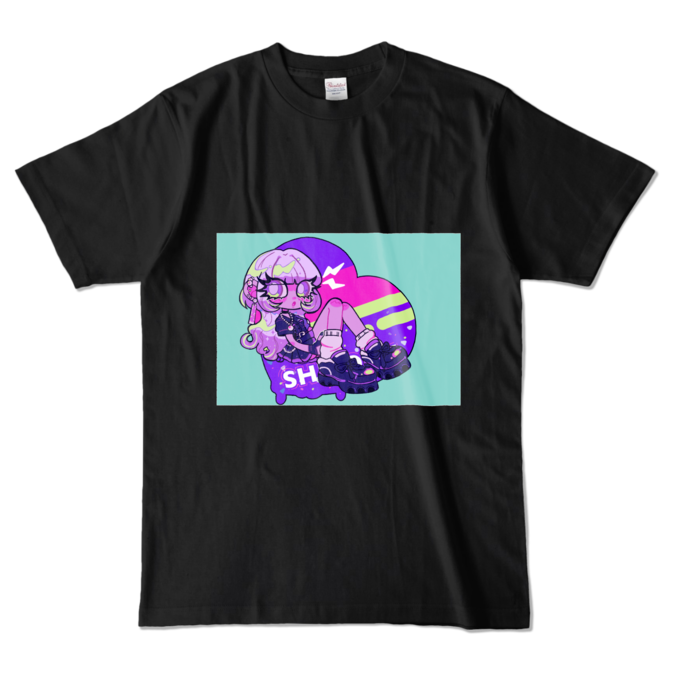 カラーTシャツ - L - ブラック (濃色)